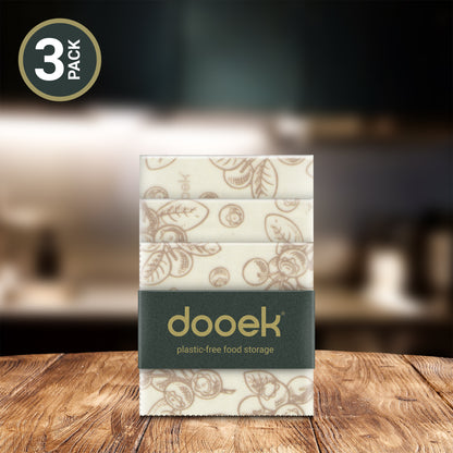 Dooek Trio Pack | Bijenwasdoeken Set (S/M/L)