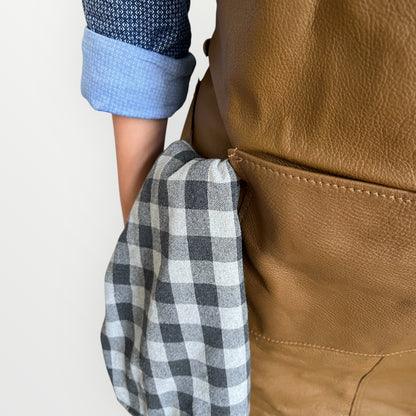 NIEUW! Luxe leren kookschort – Handgemaakt