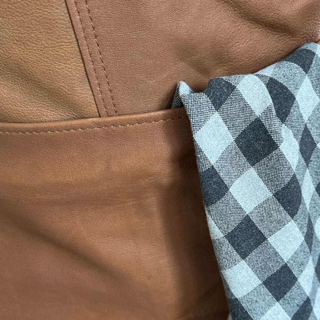 NIEUW! Luxe leren kookschort – Handgemaakt