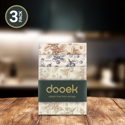 Dooek 3-Pack Mix Bijenwasdoeken | Startset