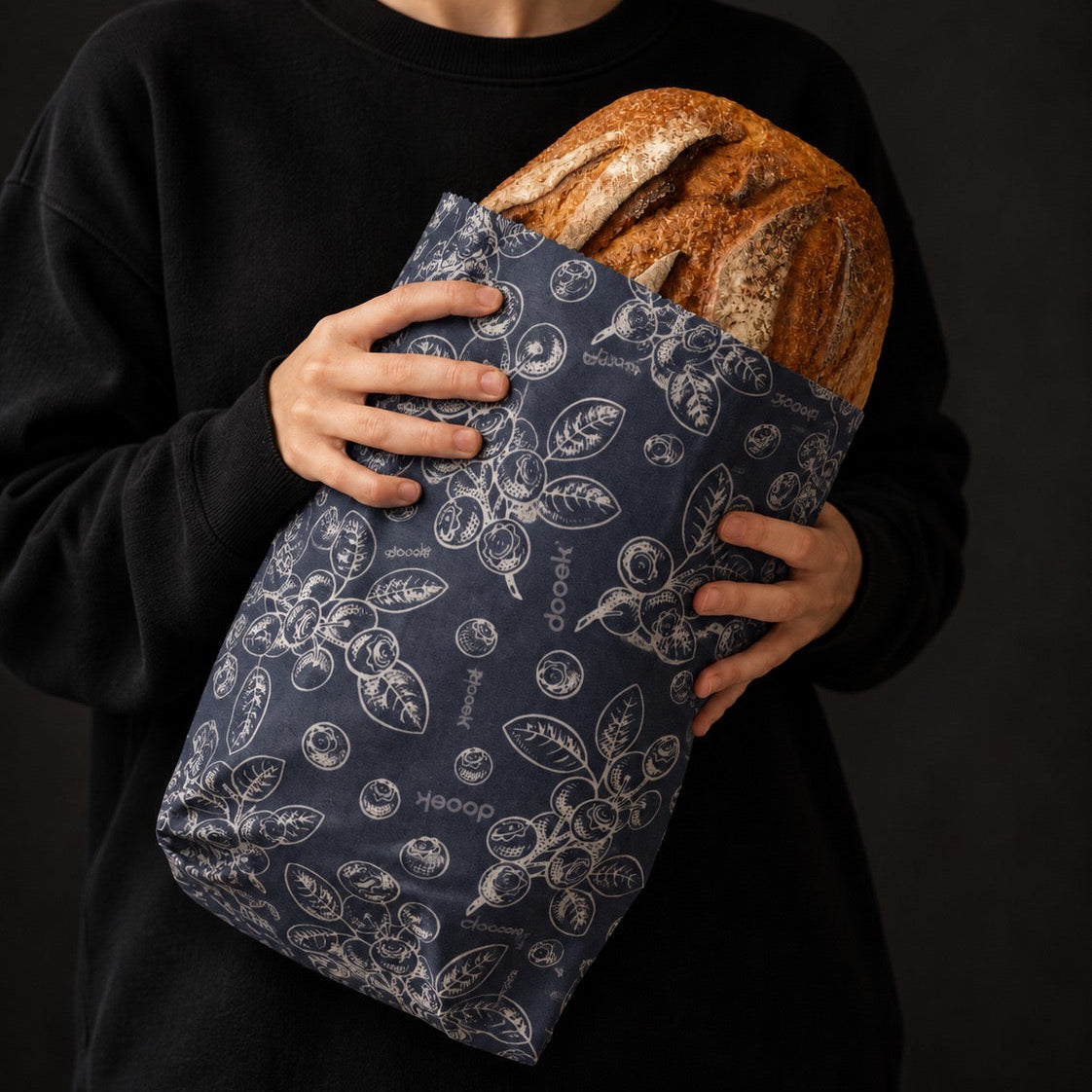 Dooek Beeswax Bread Bag | Fresh Bread Plastic-Free